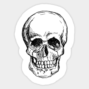 Skull print Sticker